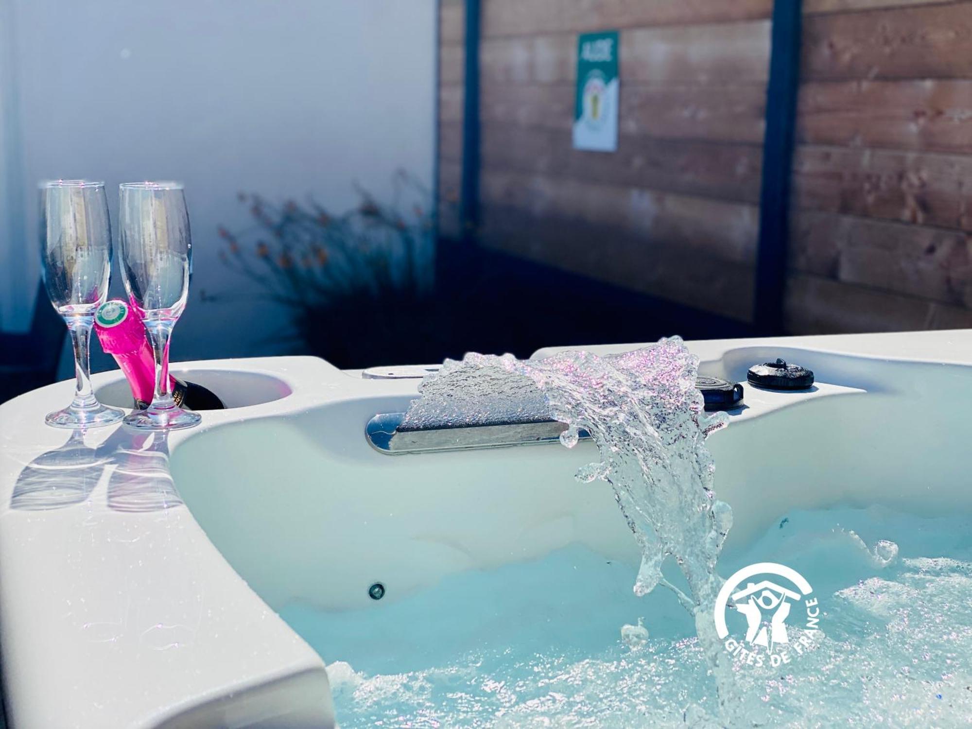 Gite & Spa Le Villemachois - 4 Etoiles - Jacuzzi Couvert - Calme Et Independant - Clim - Parking - 5 Min Carcassonne Villemoustaussou Zewnętrze zdjęcie