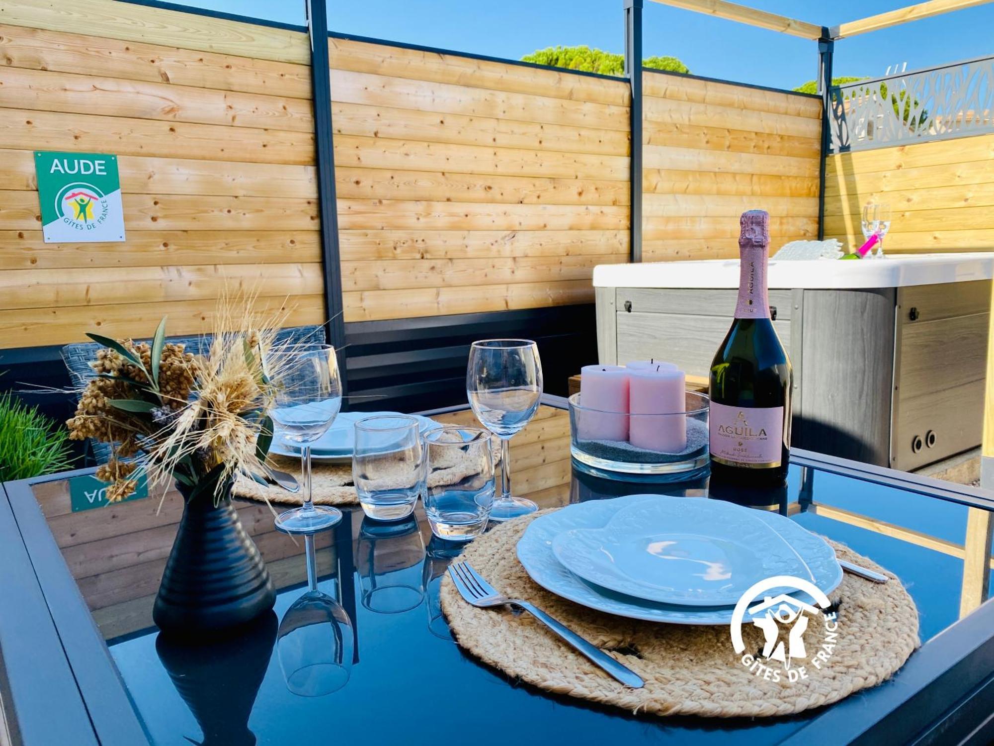 Gite & Spa Le Villemachois - 4 Etoiles - Jacuzzi Couvert - Calme Et Independant - Clim - Parking - 5 Min Carcassonne Villemoustaussou Zewnętrze zdjęcie