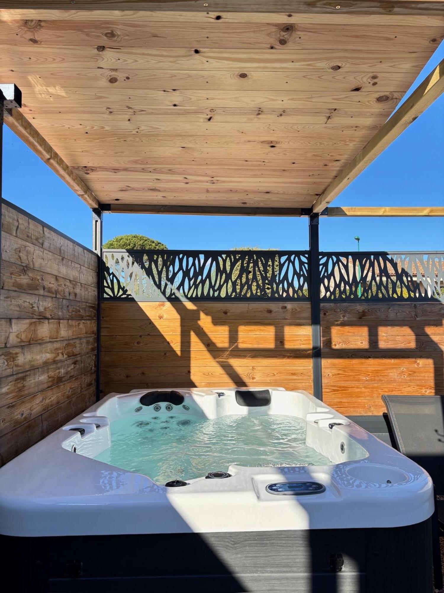 Gite & Spa Le Villemachois - 4 Etoiles - Jacuzzi Couvert - Calme Et Independant - Clim - Parking - 5 Min Carcassonne Villemoustaussou Zewnętrze zdjęcie