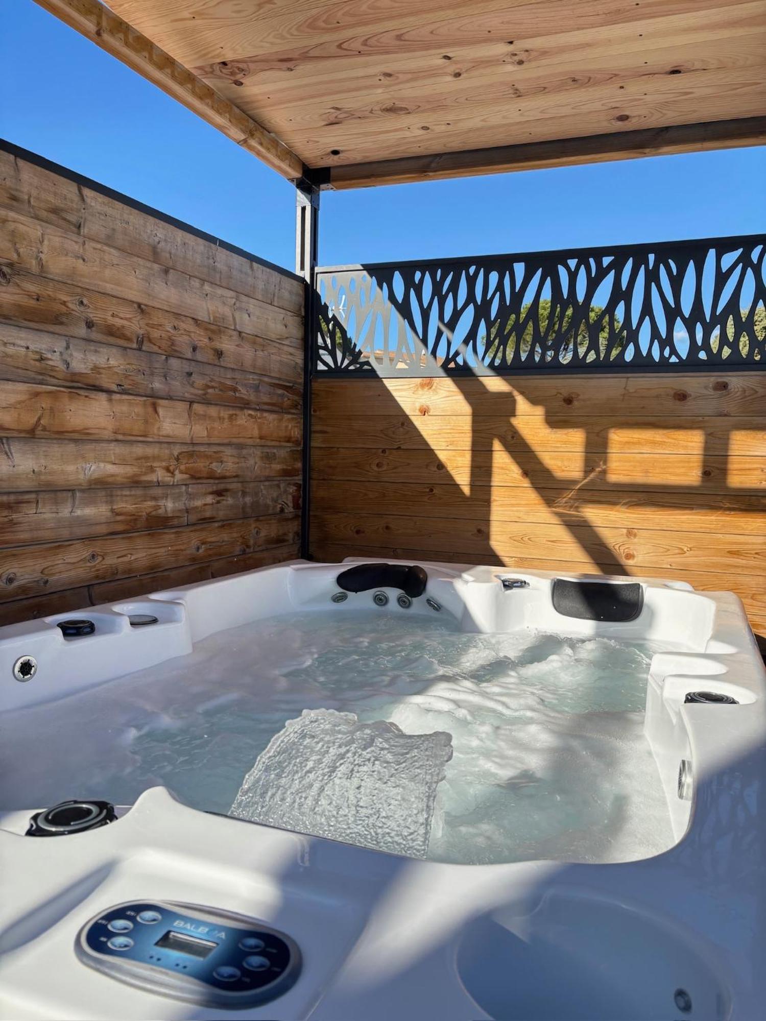 Gite & Spa Le Villemachois - 4 Etoiles - Jacuzzi Couvert - Calme Et Independant - Clim - Parking - 5 Min Carcassonne Villemoustaussou Zewnętrze zdjęcie